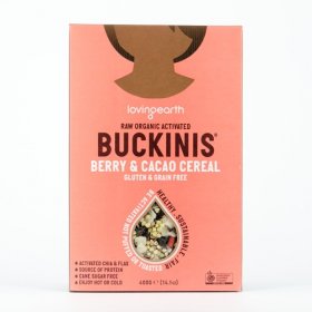 RAW ORGANIC ACTIVATED BUCKINIS BERRY & CACAO CEREAL