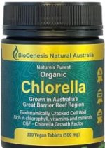 Organic Chlorella Tablets By Biogenesis