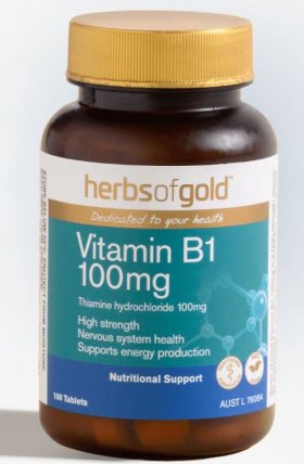 VITAMIN B1 By Herbs of Gold
