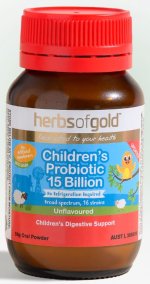 CHILDREN'S PROBIOTIC 15 Billion By Herbs of Gold