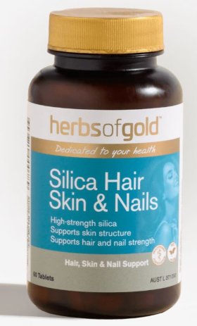 SILICA HAIR SKIN AND NAILS By Herbs Of Gold