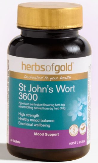 ST JOHN\'S WORT 3600 By Herbs Of Gold