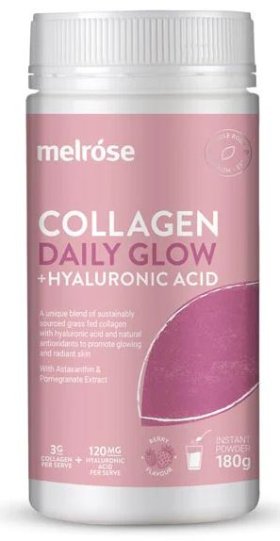Melrose Collagen Daily Glow + Hyaluronic Acid 180g