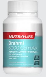 BRAHMI 6000 COMPLEX 50caps By Nutra Life