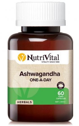 ASHWAGANDHA One a Day By Nutri Vital 60caps