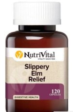 SLIPPERY ELM 120 CAPS BY NUTRI VITAL