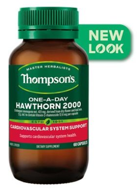 Thompsons One-a-day Hawthorn 2000mg 60c