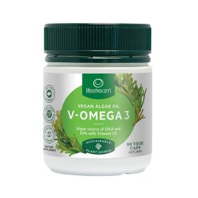LifeStream V Omega 3 (Algae Source DHA EPA and Vit D3) 90vc