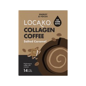 Locako Collagen Coffee Sachet Salted Caramel 12g x 14 Pack