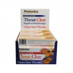Pretorius Throat Clear Lozenges Honey Lemon 20pk x 12 Boxes